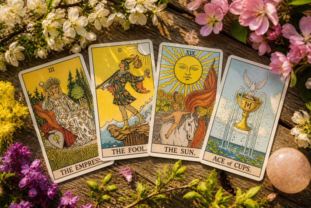 tarot asociado a la primavera