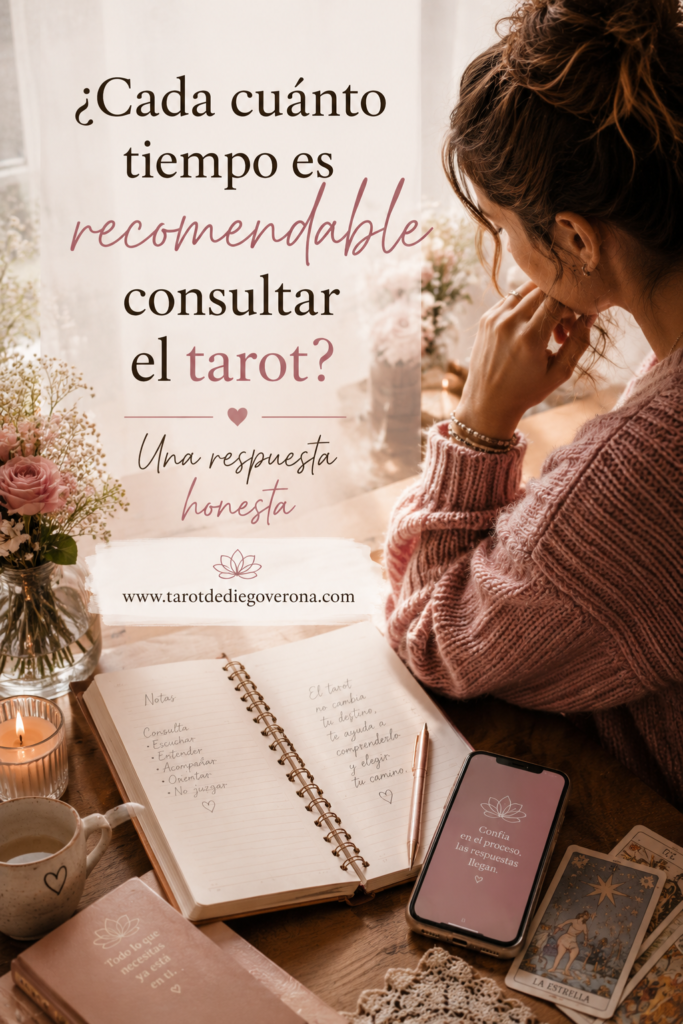 cada cuanto tiempo consultar el tarot