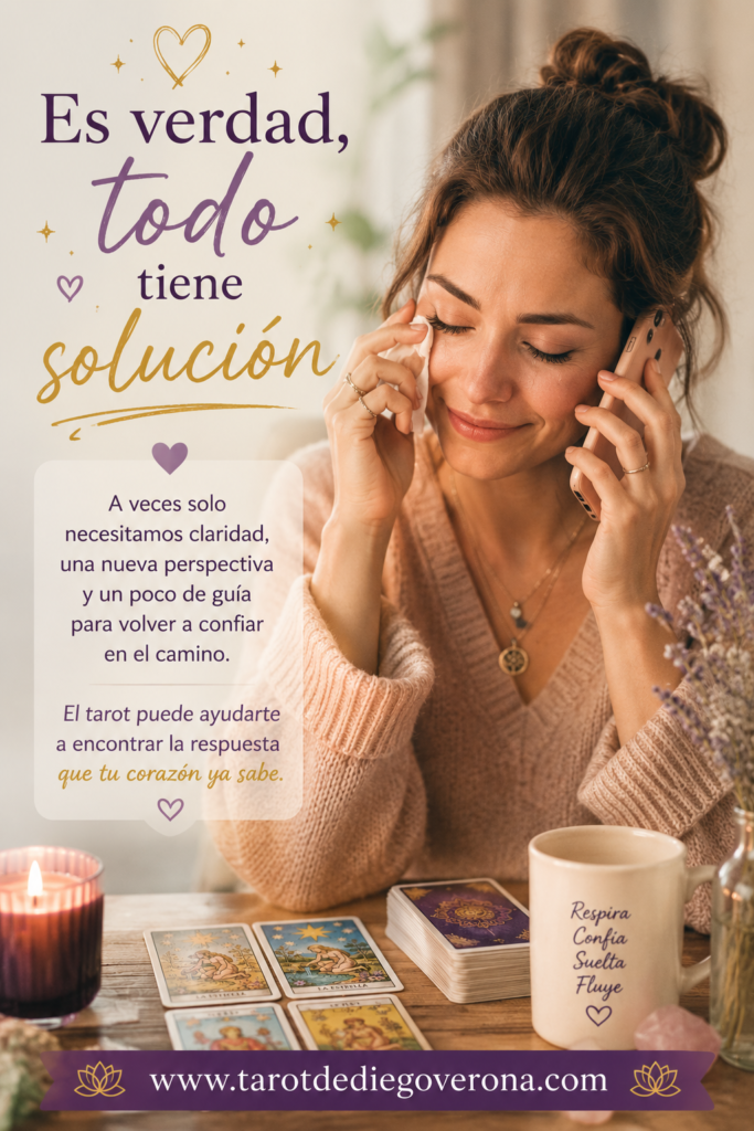 El Tarot y la ansiedad. Tarot de Diego Verona