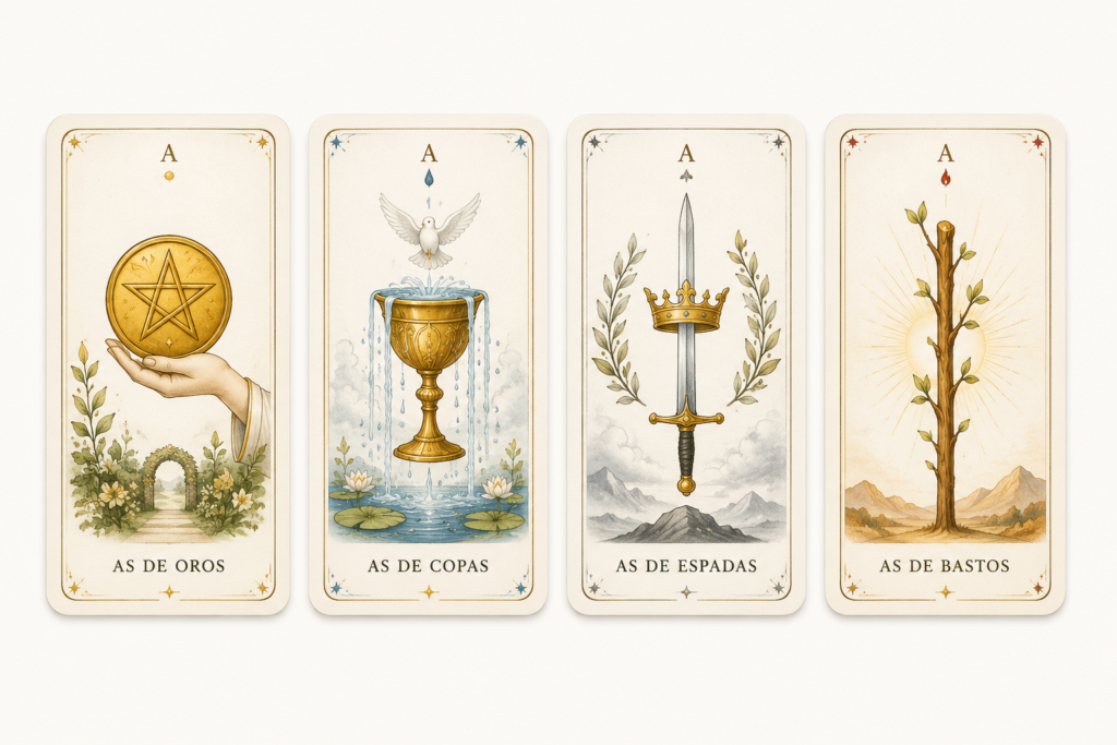 Los Arcanos menores. Curso de Tarot de Diego VErona