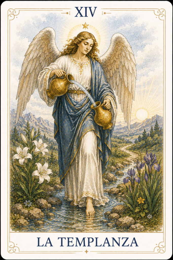 La Templanza. Curso de Tarot de Diego Verona