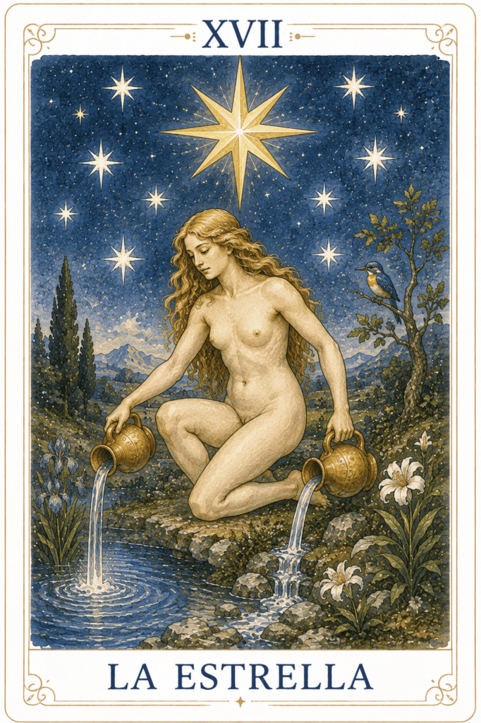 la estrella. Curso de Tarot de Diego Verona