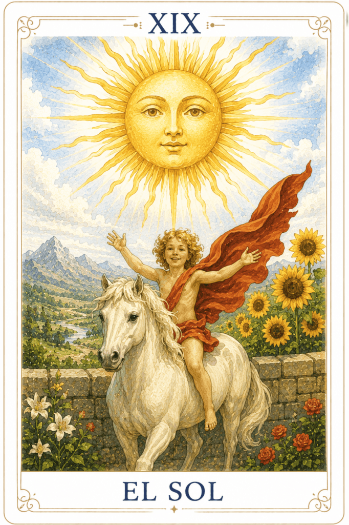 El Sol en el Tarot por Diego Verona